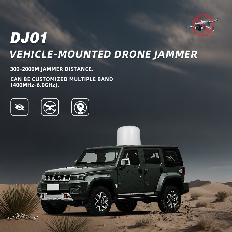 High Power 9 band Drone Jammer system 1-3KM Anti Drone FPV