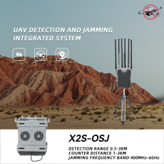 Portable Drone Detection range 1-5 km and Drone Jamming range 1-3km integrated system