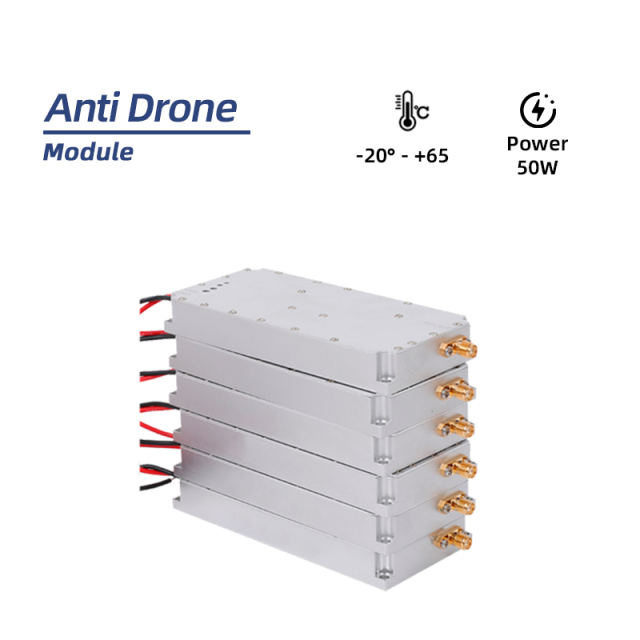 High Power 50W 1500-2000MHz Drone Jammer Module with Isolation Anti Drone Device