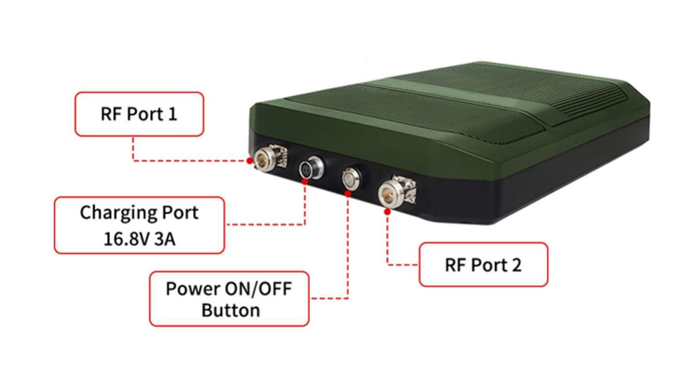 Tri band 20W 2.4G 5.2G 5.8G FPV Signal Booster Antenna Drone Signal Extender