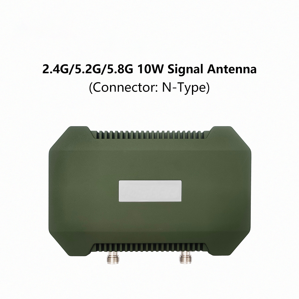 2.4G/5.2G/5.8G 10W FPV Signal Booster Drone Signal Extender