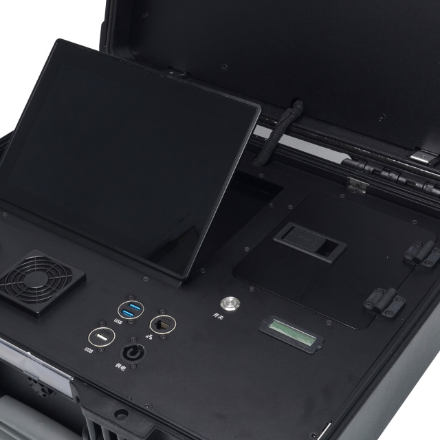 Portable 1-10KM omnidirectional Drone FPV Detection Alarm Security suitcase Uav Detector