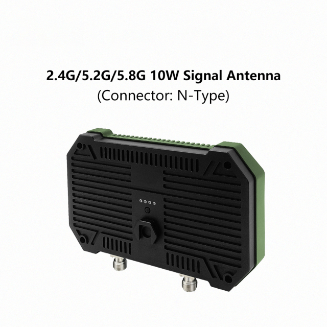 2.4G/5.2G/5.8G 10W FPV Signal Booster Drone Signal Extender