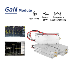 GaN 50W 6500-6700 MHz Drone Jammer Anti FPV UAV RF Module