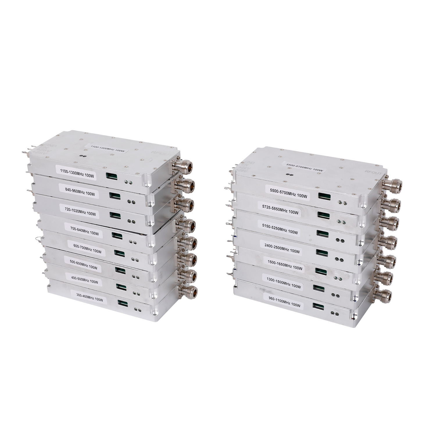 100W 6200-6500MHz High Power Drone Jammer Module GaN RF Anti FPV Module