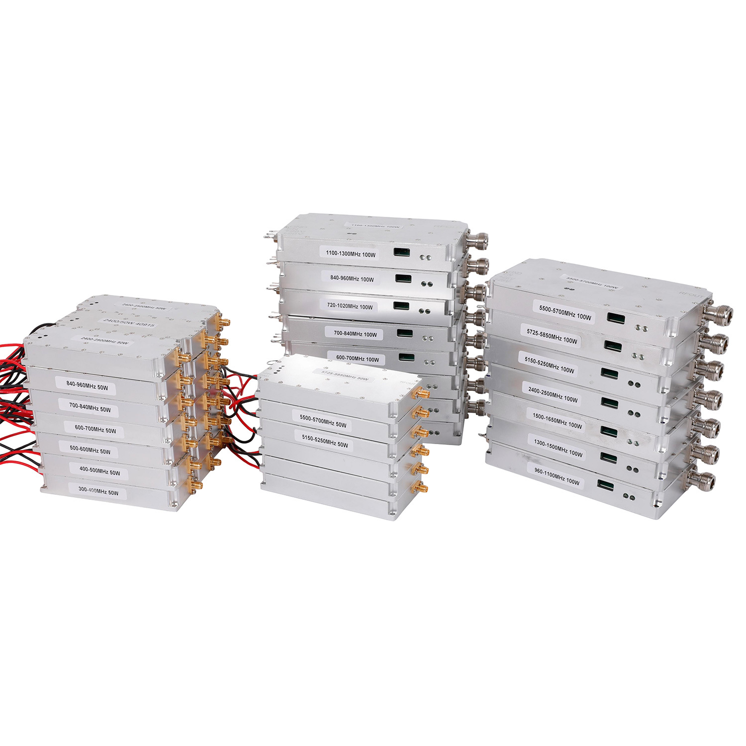 100W 6200-6500MHz High Power Drone Jammer Module GaN RF Anti FPV Module