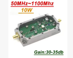 10W 50-1100MHz wide band power amplifier rf anti drone module