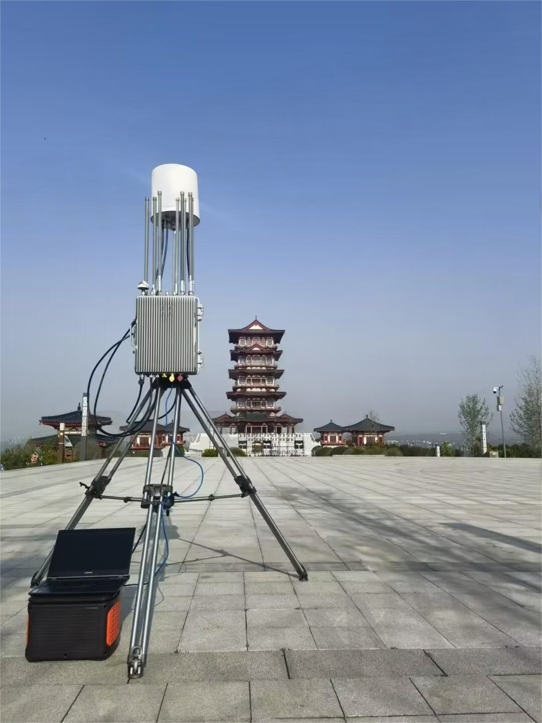 Fixed-Type Drone Detection and Jamming All-in-One System
