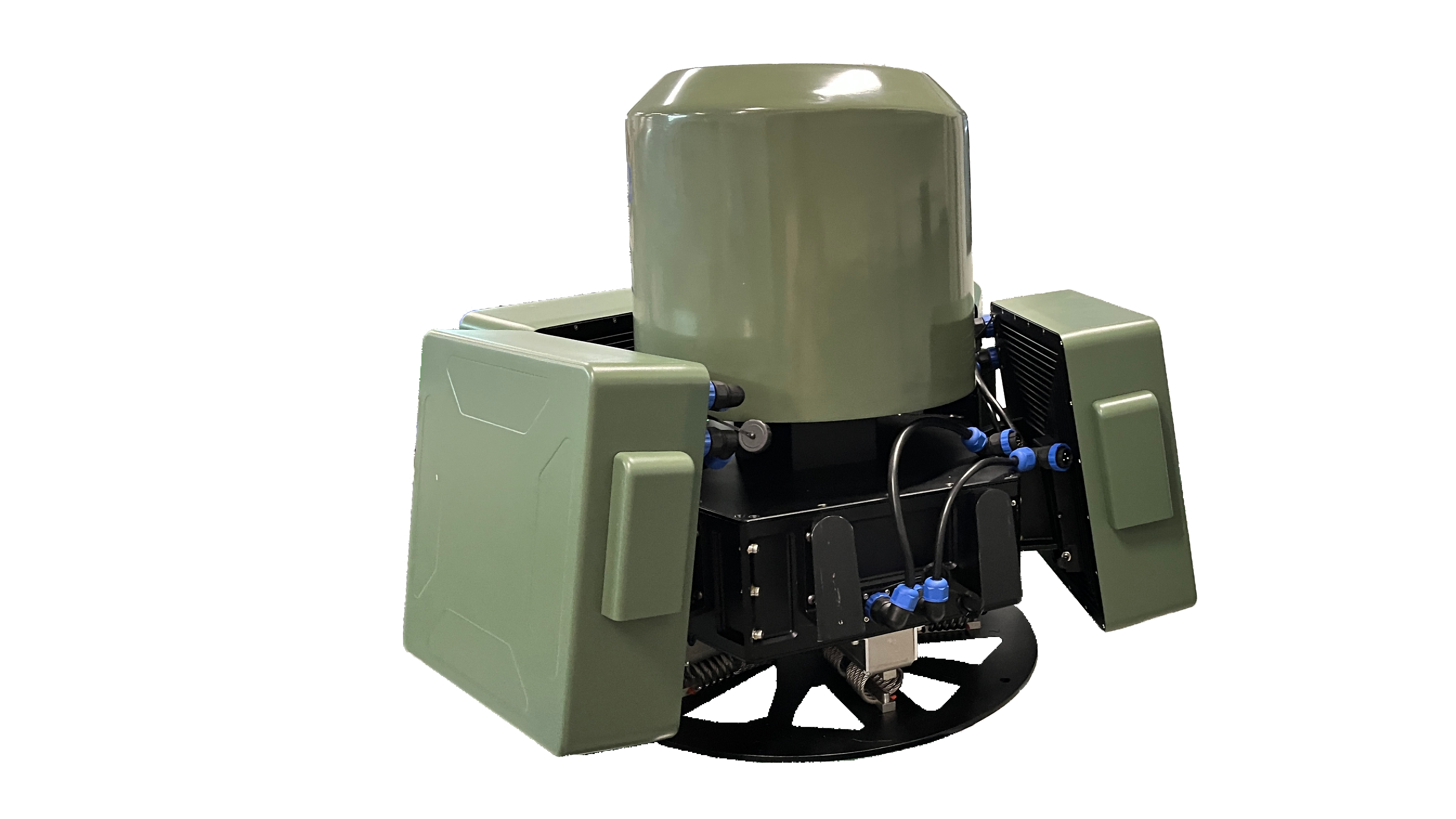 Vehicle 300MHz~6GHz 5 km Drone Detector and 900M/1.2GHz/1.5GHz/2.4GHz/5.2GHz/5.8GHz 6 Band 3KM Drone Jammer