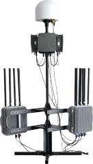 70MHz-6GHz Full frequency Band 10KM Fixed Drone Detection and 3KM Drone Jamming Device