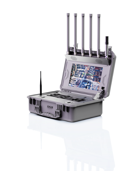 Portable 100MHz~6GHz 1-5KM Drone Detection and GPS Spoofing All-in-One System