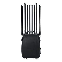12 band 2 KM Drone Jammer Range High power 600W backpack Anti Drone 433 900 1.5G 2.4G 5.2G 5.8G FPV Jammer