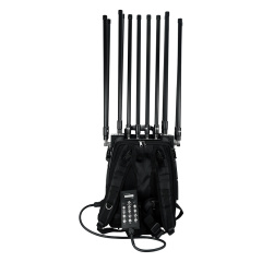 12 band 2 KM Drone Jammer Range High power 600W backpack Anti Drone 433 900 1.5G 2.4G 5.2G 5.8G FPV Jammer