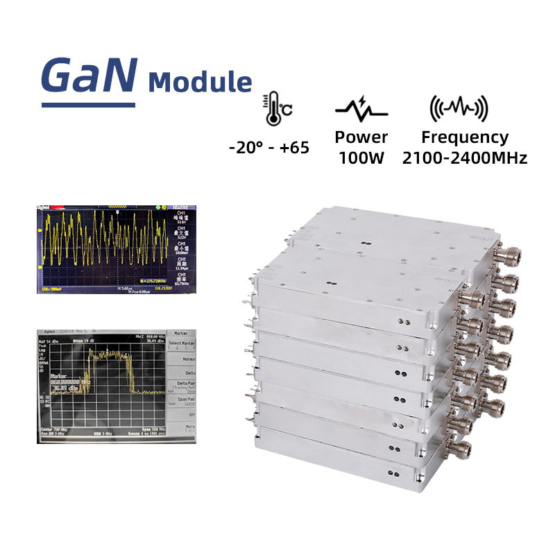 100W 2.4G GaN jammer module for FPV DJI Autel anti drone UAV module