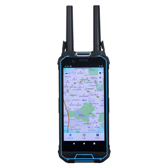 Handheld All Frequency 100MHz～6GHz 1-3KM FPV DJI Drone Detection and Positioning