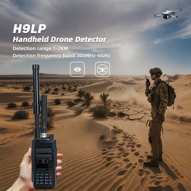Handheld FPV Drone Signal 300MHz-6200MHz detector 1km range