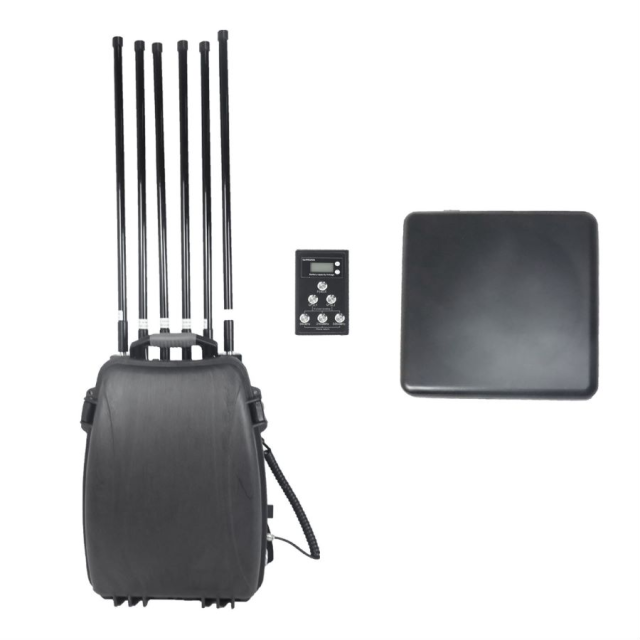 7200MHz 5 band 250W Backpack Drone Jammer Device Anti Drone System