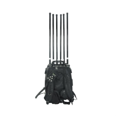 7200MHz 5 band 250W Backpack Drone Jammer Device Anti Drone System