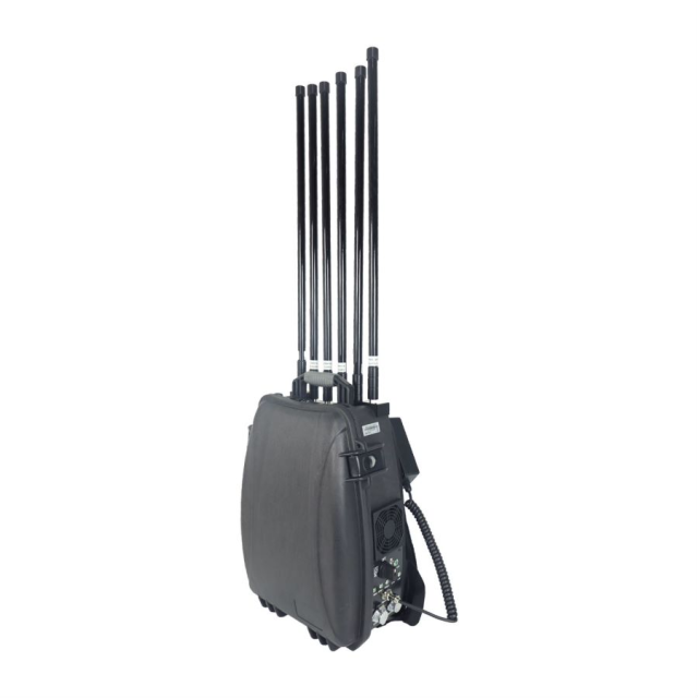 7200MHz 5 band 250W Backpack Drone Jammer Device Anti Drone System