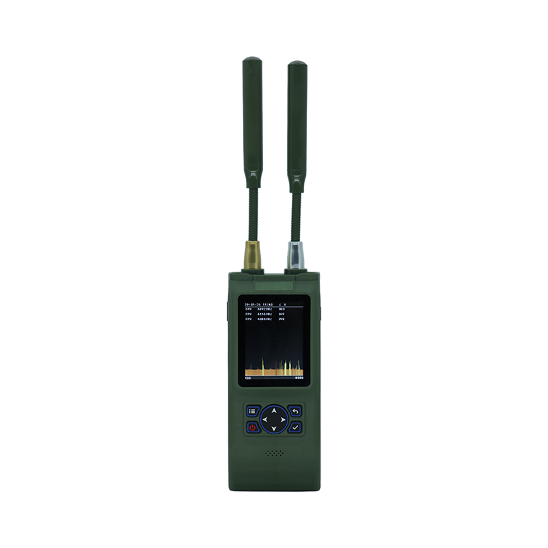 Drone Detector Handheld FPV Detector and Location 100-8000MHz Drone Defence Detection Dji FPV Autel 1-2km Signal Detector