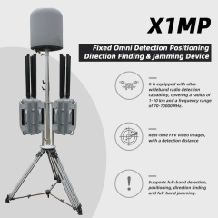 70MHz-10000MHz Wideband Drone Detector 1-10km Omni Detection Positioning Detector