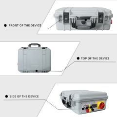 100-6000MHz Portable Suitcase Uav Detector Spoofer Jammer System Anti Drone Detection Equipment