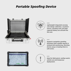 100-6000MHz Portable Suitcase Uav Detector Spoofer Jammer System Anti Drone Detection Equipment
