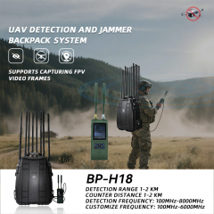2km Range Portable Drone Detector Jammer Integrated Equipment 100-8000MHz Ultra-Wideband Uav Fpv Jamming and Drone Detector