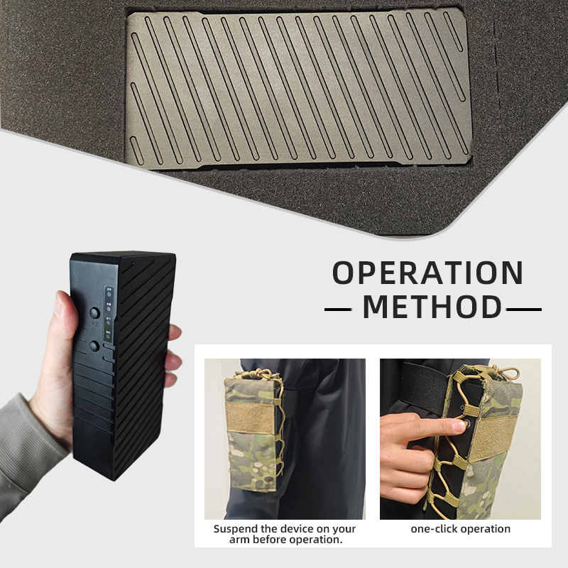 Handheld Gnss Defense System 1km Drone Jammer GPS Gnss Bds Galileo Drone Spoofing