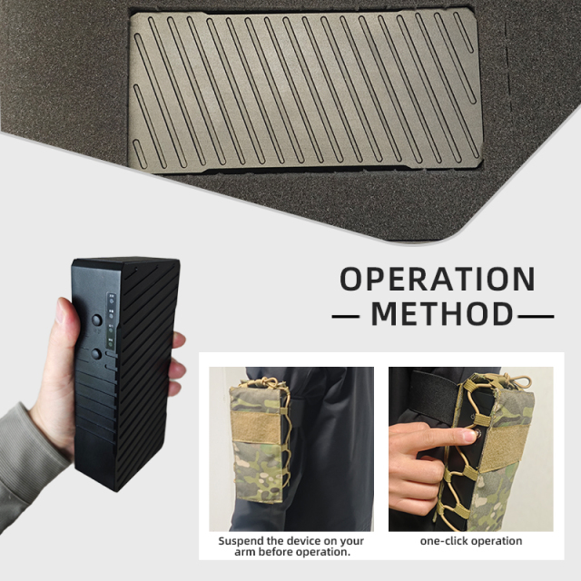 Handheld Gnss Defense System 1km Drone Jammer GPS Gnss Bds Galileo Drone Spoofing