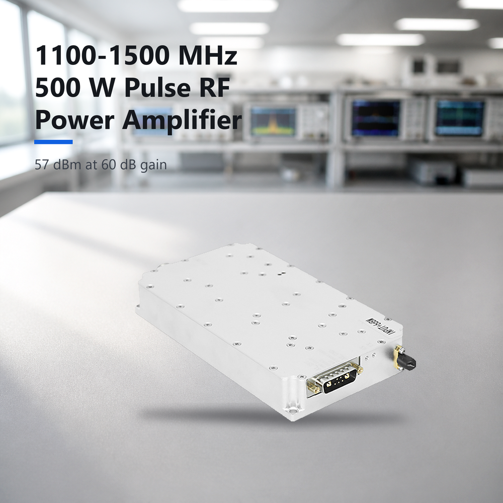 500W 1100-1500MHZ 1.5G Drone Jammer Module anti fpv System RF Power Amplifier Module