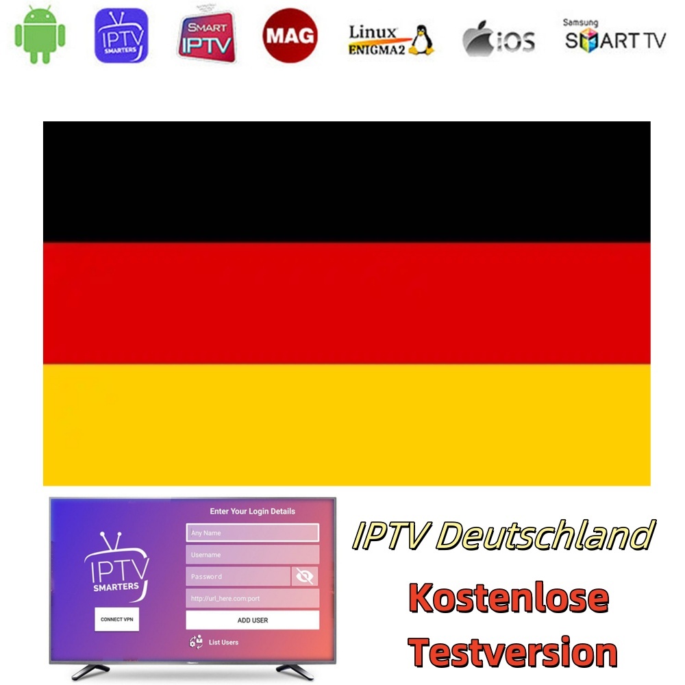 Germany Iptv Subscription Livego Datoo Panda Server IPTV for Android M3U Smart TV Xtream Code Smarters MAG PC Enigma2 4K HD German Sport Channels
