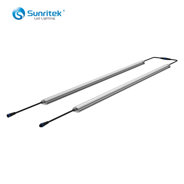 LED Grow Light | 80W/40W Supplemental Lighting | Customizable Light Bar | 240μmol/s PPFD@1ft, IP45 for Vertical Farms & Greenhouses Side Lighting