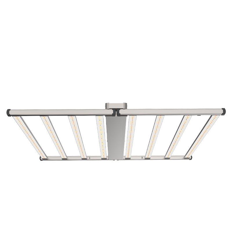 OG8-1000W Tri-Channel Beast | 1000W Commercial LED Grow Light | 1650 PPFD@1ft, DLC Certified & Foldable Design for 4'x4'ft Coverage
