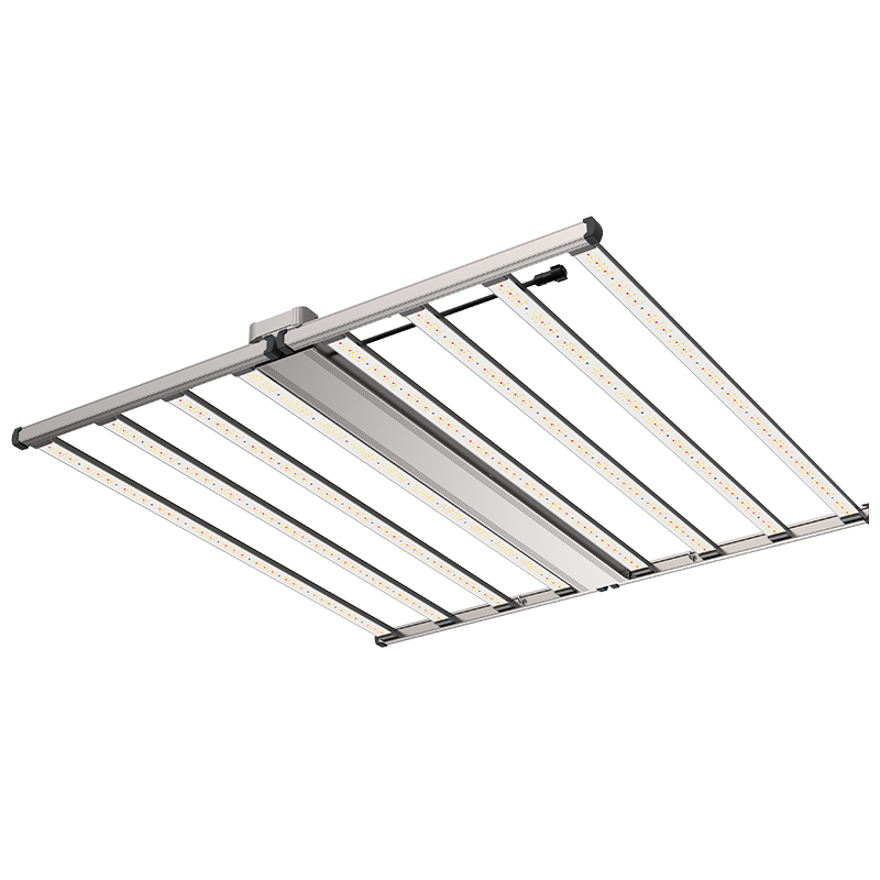 OG8-1000W Tri-Channel Beast | 1000W Commercial LED Grow Light | 1650 PPFD@1ft, DLC Certified & Foldable Design for 4'x4'ft Coverage
