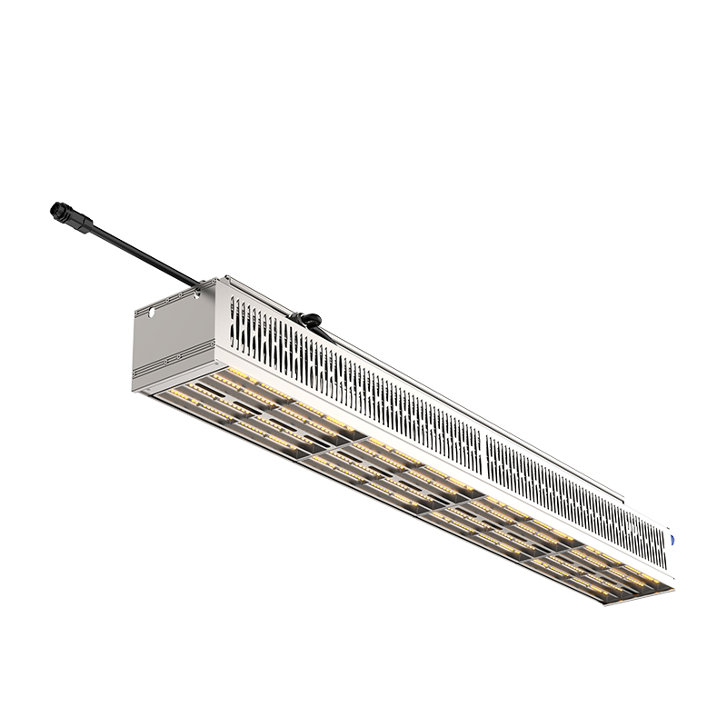 Sunritek JX-840A 840W Linear LED Grow Light, SMF Full Spectrum, Shadow-Free Horticulture Lighting, 978μmol/s PPFD @2.5ft, IP65 Fanless, Daisy Chain for Greenhouse & Indoor Farm, Ideal for Flowering, Fruiting & High-Value Crops