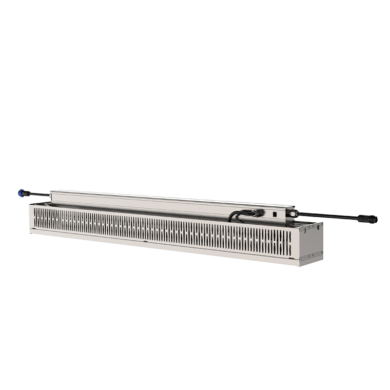 Sunritek JX-840A 840W Linear LED Grow Light, SMF Full Spectrum, Shadow-Free Horticulture Lighting, 978μmol/s PPFD @2.5ft, IP65 Fanless, Daisy Chain for Greenhouse & Indoor Farm, Ideal for Flowering, Fruiting & High-Value Crops