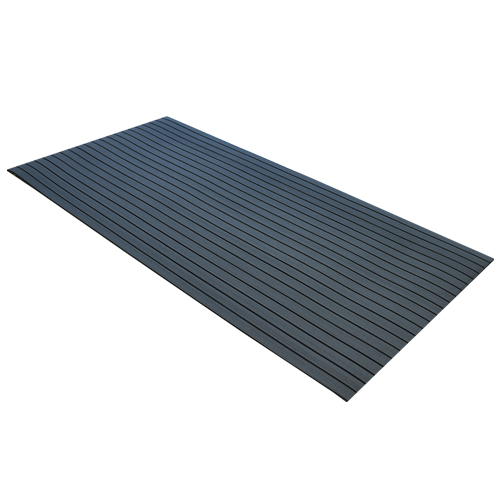 Marine UV-resistant Faux Teak Sheet Foam Boat Flooring Dark Grey & Black