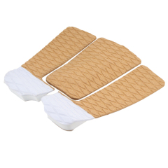 Eco-friendly Cork Traction Pad Tail Pad For Surfboard Kiteboard With Diamond Texture