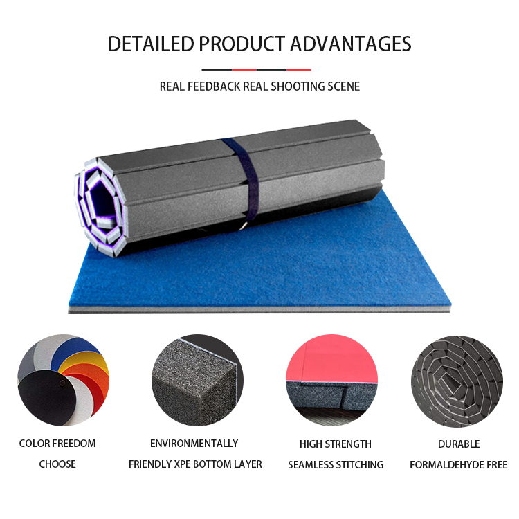 Custom roll out bjj mats martial arts cheap wrestling mats tatami for judo