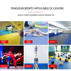 Cheap roll out cheer foam mat cheerleading used gymnastics tumbling gym mats for cheerleaders