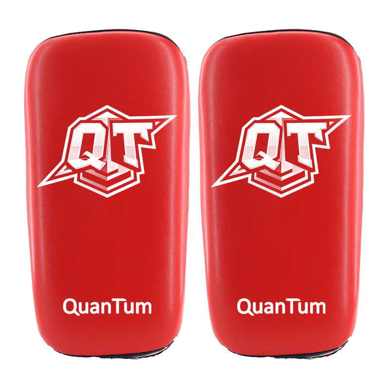 Red and Black Kick Pad for Leg Strike Training Perfect for Taekwondo and Kickboxing