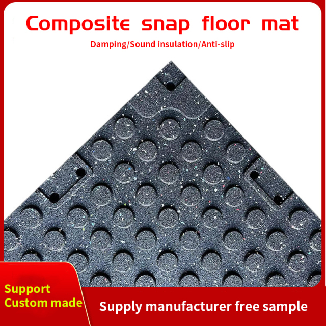 Shock Absorbing Non Slip Weight Mat Floor Protection for Gym and Home Workouts
