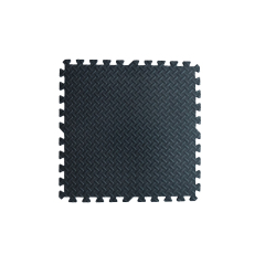 Black Interlocking EVA Foam Puzzle Exercise Mat