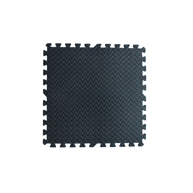 Black Interlocking EVA Foam Puzzle Exercise Mat