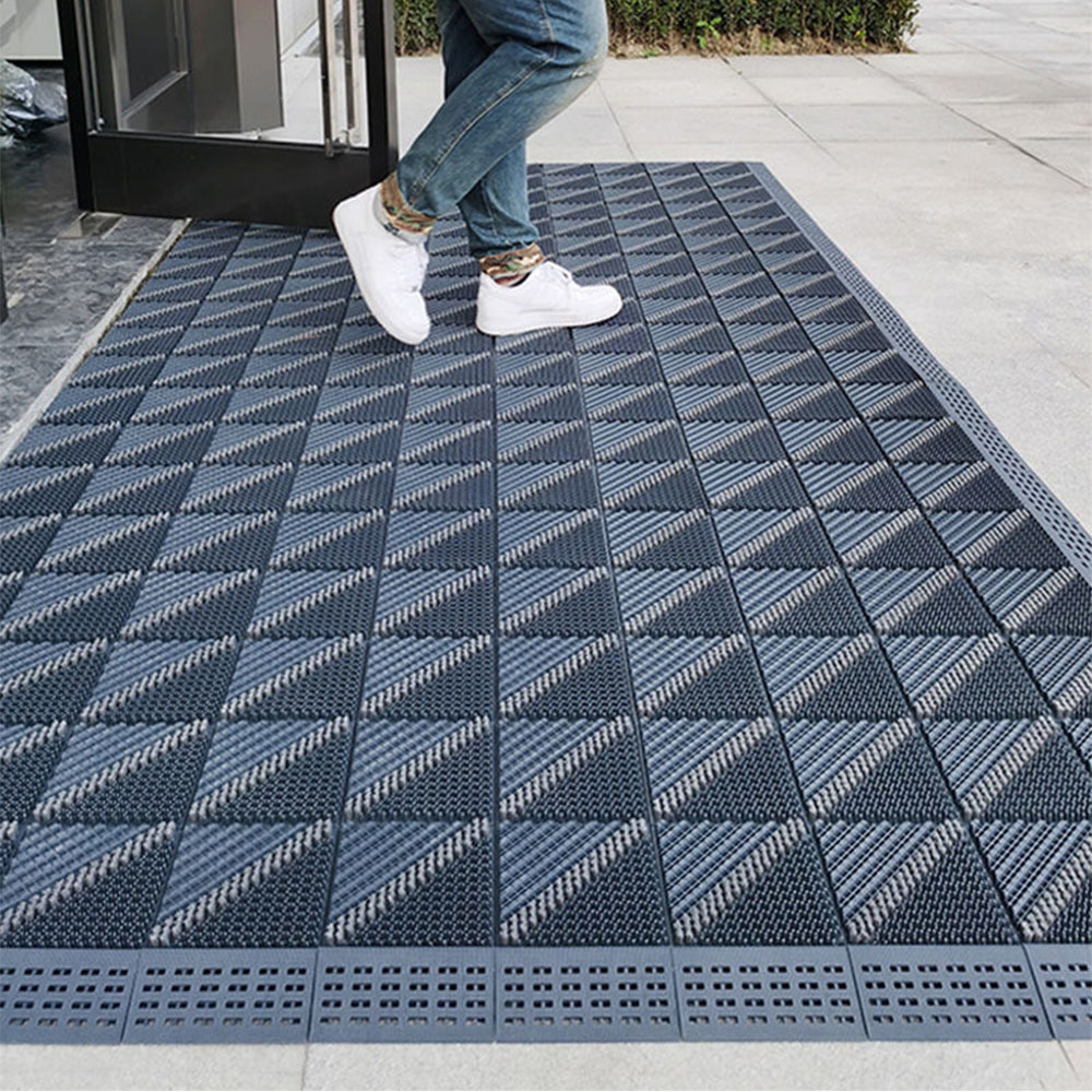 Durable Anti Dust Gym Mat Improves Cleanliness Ideal for Gym Entrances and Workout Zones