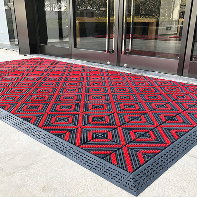 Durable Anti Dust Gym Mat Improves Cleanliness Ideal for Gym Entrances and Workout Zones