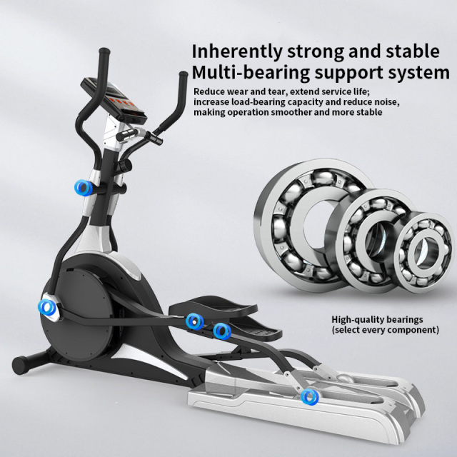 Magnetically Controlled Elliptical Machine Silent Smooth and Built for Home Cardio