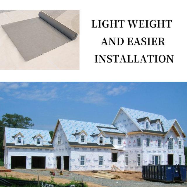 Breathable House Wrap for Energy Efficient and Moisture Resistant Construction