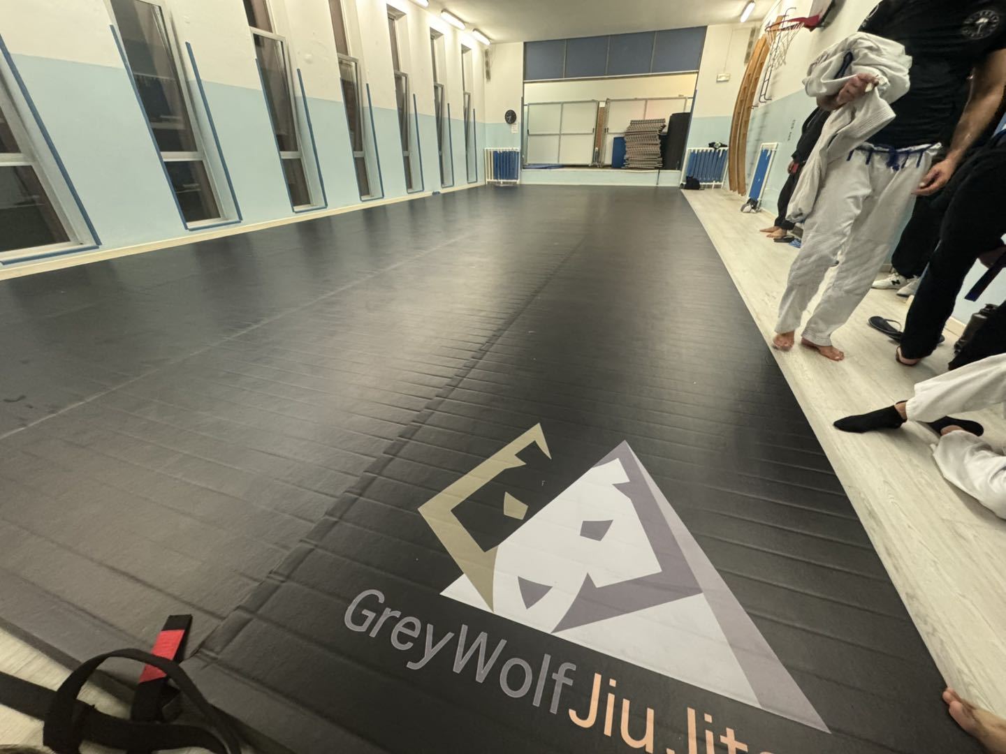 Mat surface close-up